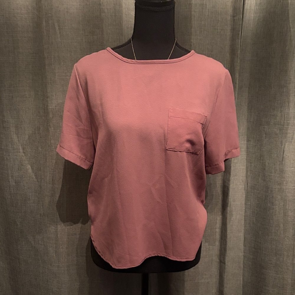 Urban Episode Chic Mauve Short Sleeve Top